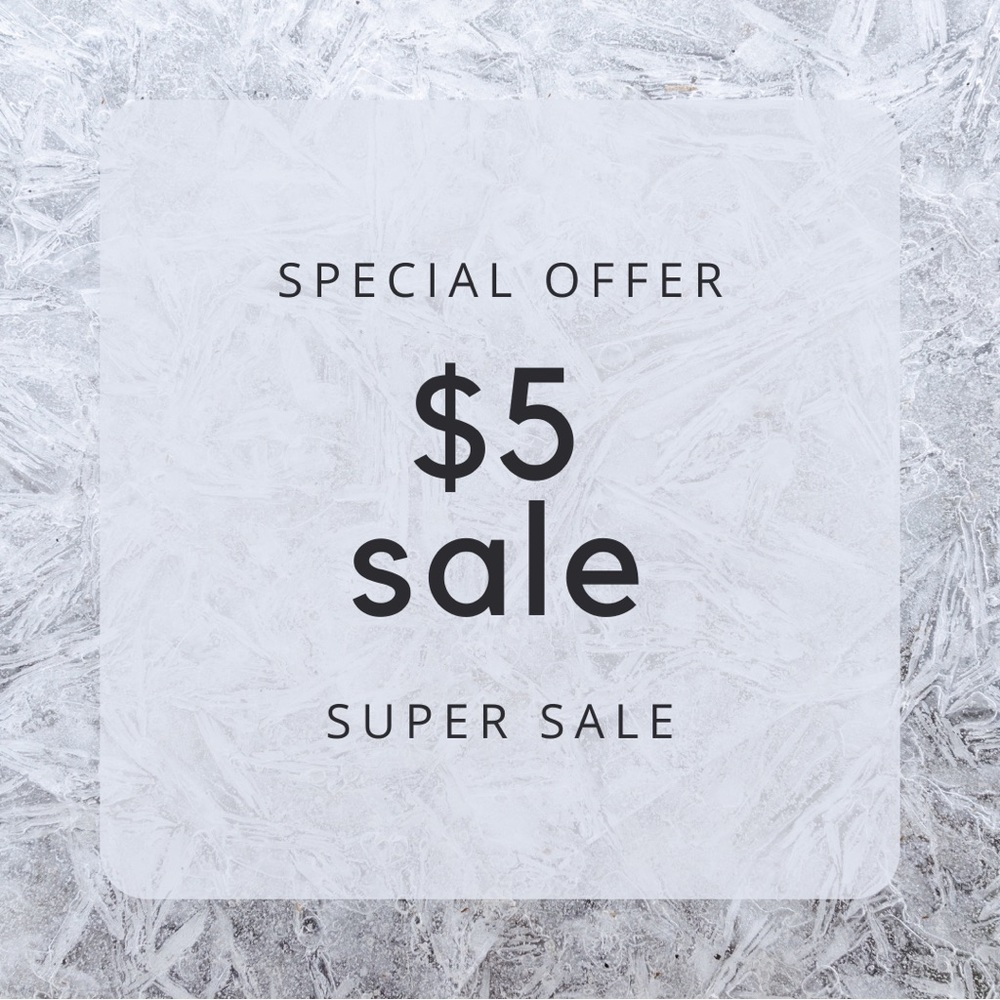 $5 SALE! Lots of items to choose from!